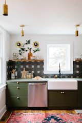 Chris and Claudia kept the original layout of the kitchen but replaced everything else with new finishes and fixtures.