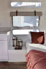Airstream Overlander renovation Colorado Caravan bedroom