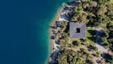 Patio House in Lago Ranco aerial view