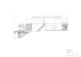 Side elevation of Tree House by Madeleine Blanchfield Architects