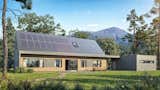 A pitched roof optimizes the RPA LivingHome 1 for solar panels. 