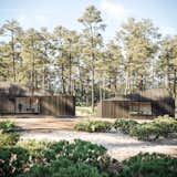 Exterior, Cabin Building Type, Prefab Building Type, and Wood Siding Material Hytte's prefab construction allows for faster setup with lower site impact.   Photos from These New Prefab Cabins Provide Hoteliers With Sleek, Scalable Accommodations
