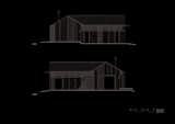 Kvitfjell Cabin east and west elevations
