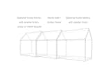 Traveler diagram. Customers can choose different options for the exterior cladding, insulation, and interior cladding.&nbsp;