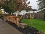 The front yard is well defined, but can still serve as a primary play area for the family's children.