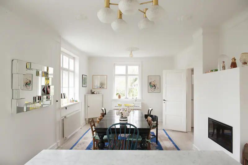 Illustration of Scandinavian Eclectic Apartment Renovation Inspiration