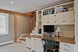 New sheetrock ceilings brighten the space and allow for better energy efficient lighting  Photo 9 of 31 in Timber Frame Renovation by Mottram Architecture