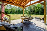 Relax on this shady patio