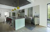 Kitchen with Opened Appliance Garages