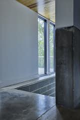 Staircase and Exposed Concrete Wall