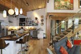 Kitchen with 12-foot island, Ikea cabinets and appliances.