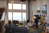 Living room with expansive Lake Huron views.