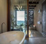 Master bathroom with views to the valley-VILLA CP