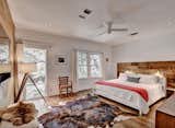 The master, along with two other bedrooms, is on the main floor in the original part of the house. Every room has restored oak floors, ship lap wood and level 5 walls.