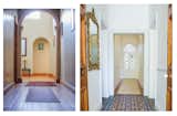 Everything white to optimise de light. Floors were redone. A new designed classic door was added ( the arch), to separate the residential and the business premisses.