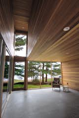 Living Room, Recessed Lighting, and Concrete Floor  Photo 2 of 7 in O'Connor cabin by Paul McKean Architecture llc