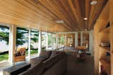 Living Room, Sofa, Recessed Lighting, and Concrete Floor  Photo 6 of 7 in O'Connor cabin by Paul McKean Architecture llc