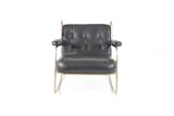 Woolsey Campbell Rocking Chair (midnight black leather)