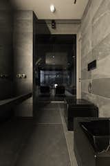 Bath Room, Marble Counter, and Granite Counter  Photo 13 of 17 in Small masculine paradise by YODEZEEN