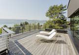 Outdoor, Back Yard, Large Patio, Porch, Deck, Wood Patio, Porch, Deck, and Metal Fences, Wall  Photo 17 of 21 in Object 336 - beautiful blackbox by meier architekten zurich