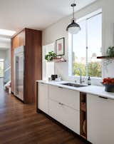 Cabinetry by HenryBuilt, Sub-zero refrigerator, Pendant by Allied maker