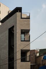 Details of terrace and handrails