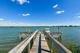 Deep water dock on the bayside.