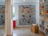 Bicycle storage and Novi the cat