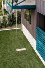 The new addition includes a swing, perfect for the family on summer days in Seattle. 
