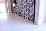 closer look at the back splash tiles