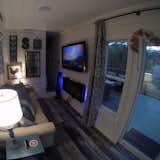 A view of the living area at Appalachian Container Cabin