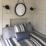 A view of the master bedroom at Appalachian Container Cabin