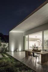the veranda at night