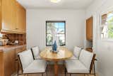 The dining nook connected to the kitchen