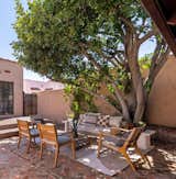 Outdoor brick patio space
