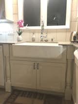 We went with a farmhouse white Undermount sink and a chrome faucet.