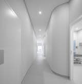 Hallway and Vinyl Floor Circulation  Photo 18 of 37 in Physiotherapy Clinic Mar Saúde by HAS - Hinterland Architecture Studio