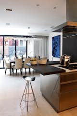 Charles Street Townhouse Dining Room and Kitchen
