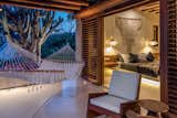 The master suite features amazing ocean views, private patio with direct pool access, and, of course, an essential hammock.  Just beyond the patio sits Benjamin, a stubborn 250 year old cactus.  The home, like all of Montecito Beach Village sits lightly on the land, respecting the flora and fauna...and Benjamin, whom the home was designed to leave undisturbed.
