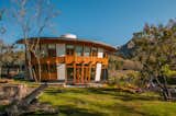 Exterior, House Building Type, Green Roof Material, Curved RoofLine, and Green Siding Material Front Facade  Photo 7 of 10 in CASA LOBO by Arch. Esteban Diaz de la Vega