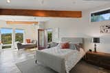 Master bedroom with door to fruit garden