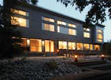 Rear Facade - Takes advantage of views of pond and preserved land beyond 