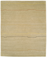 Santa Fe Trail
Hand knotted in Nepal at 80 knots per inch. This design matches our Links Alto Steps, but stands alone as a natural area rug with a subtle design of shifting lines. Soft abrash in toasted oatmeal. 8x10 and custom sizes.

8x10 | 4,420