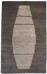 Row Boat
This wool flatweave rug is made with un-dyed natural light and dark tones. The simple bold design makes this versatile yet unique. This can be custom ordered in any size. See also our Longboat Runner

3x5 feet | $460