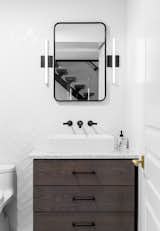 Bath, Stone, Ceramic Tile, Marble, Vessel, Enclosed, and One Piece  Bath One Piece Vessel Enclosed Stone Photos from Boerum Hill Brownstone