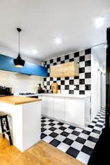 Kitchen  Photos from Retro appartment with chessboard