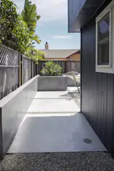 Backyard Concrete Pavers and Walls