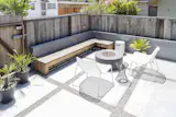 Backyard Concrete Pavers and Walls