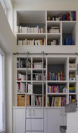 After: storage and bookcase