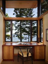 Second floor study, with sweeping view of the Hood Canal